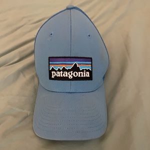 Patagonia blue trucker hat
